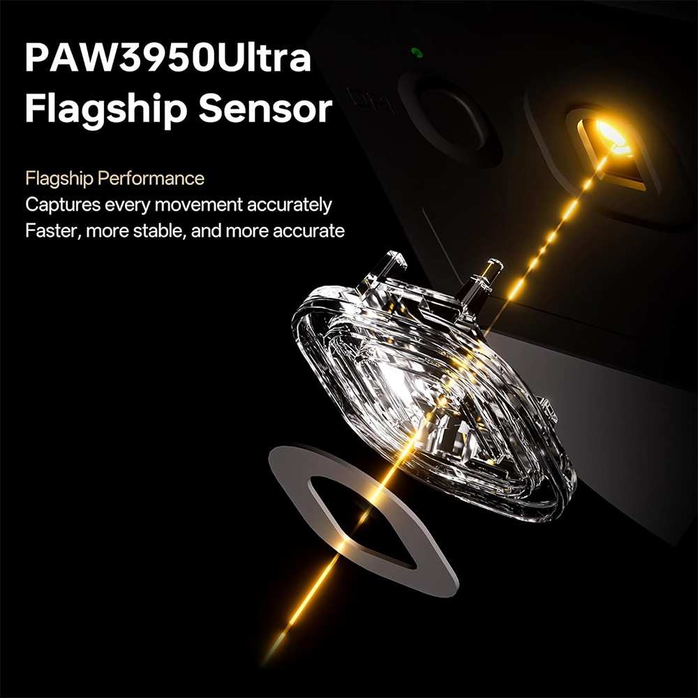 Chuột không dây ATK Dragonfly A9 NB Lightweight Ultra Dual-mode Wireless Pixart 3950 Ultra