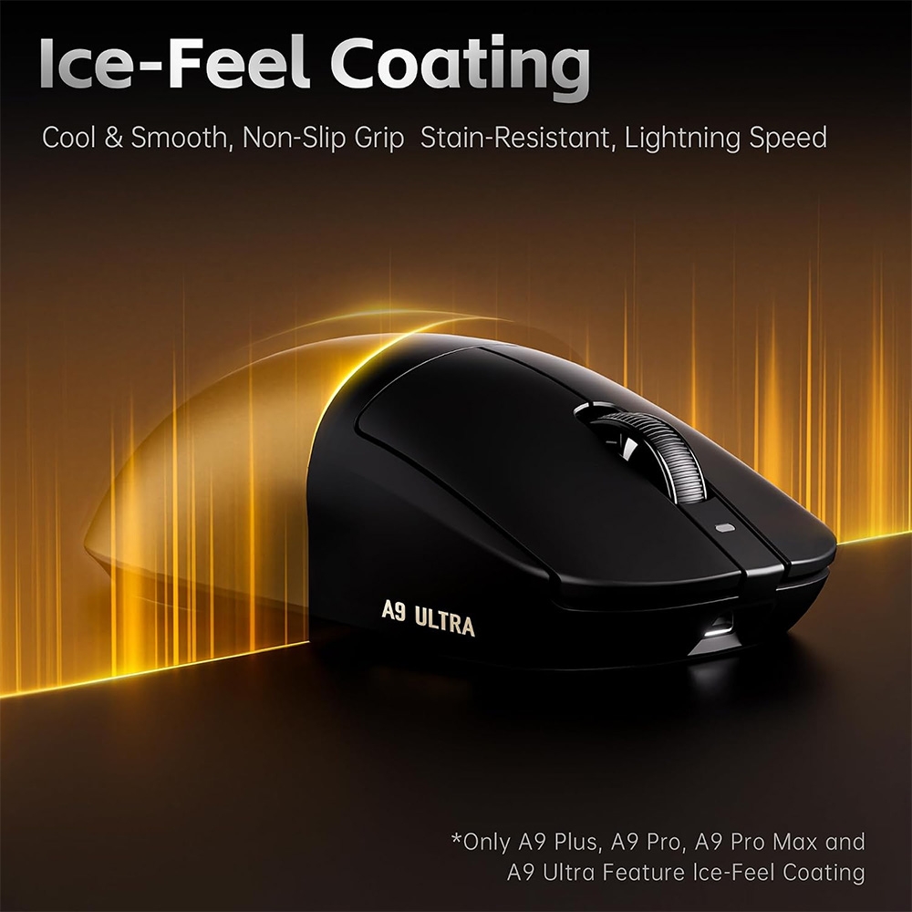 Chuột không dây ATK Dragonfly A9 Plus 2.0 Tri-mode Nearlink Wireless Pixart 3950 Ultra