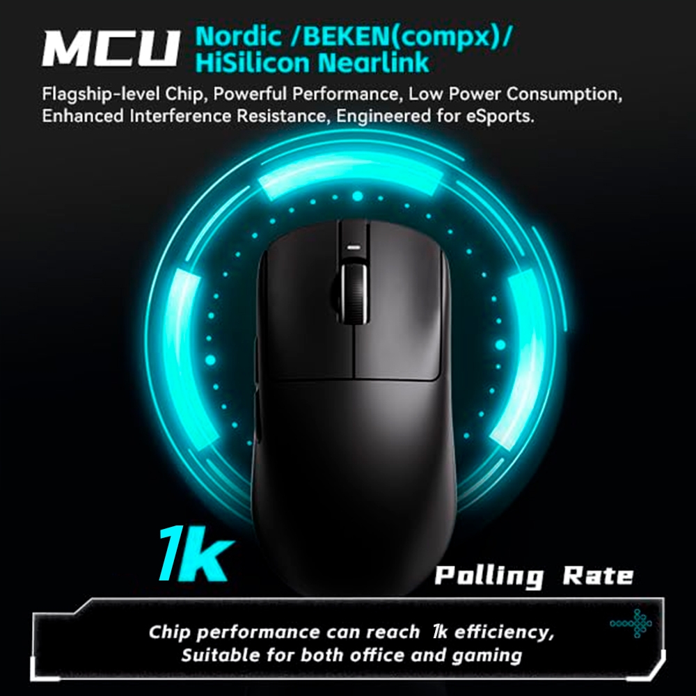 Chuột không dây ATK VXE Dragonfly R1SE+ Tri-mode Wireless PAW 3395SE