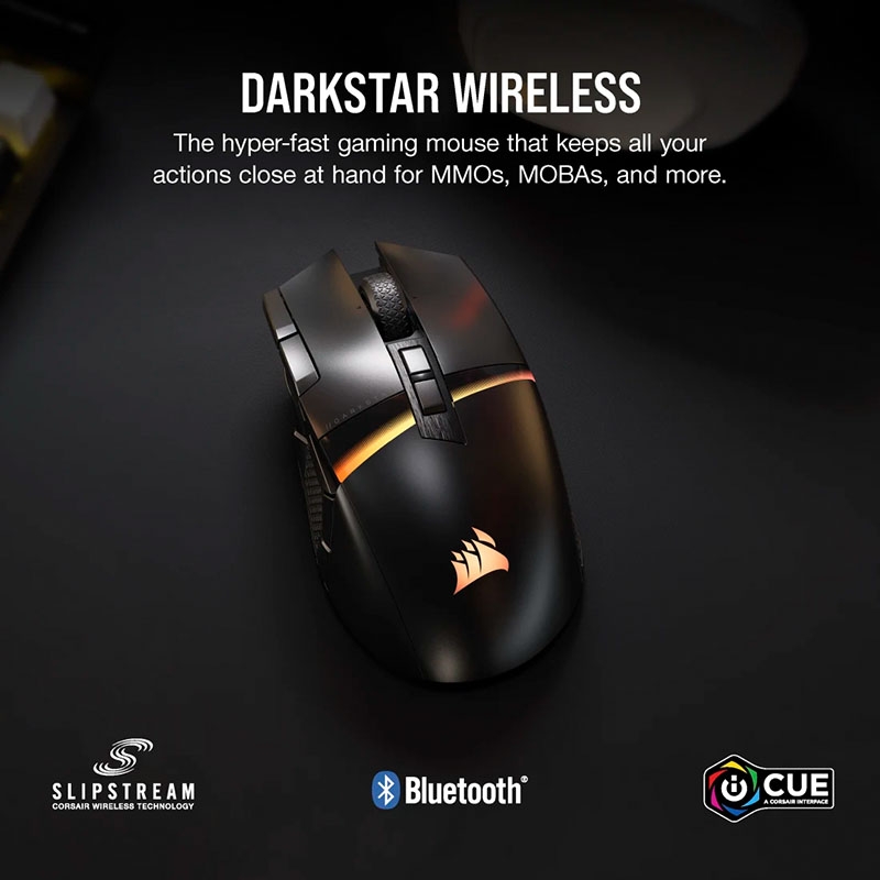 Chuột không dây Corsair Darkstar RGB MMO CH-931A011-AP