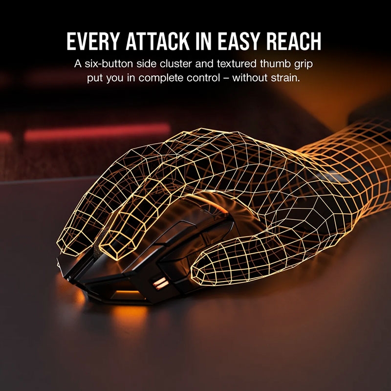 Chuột không dây Corsair Darkstar RGB MMO CH-931A011-AP