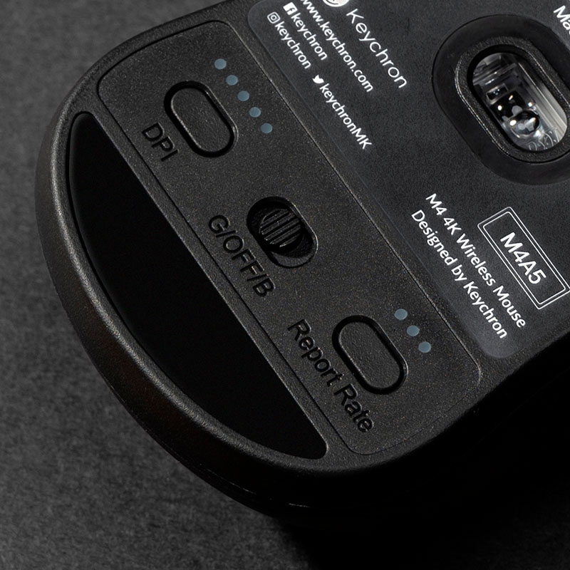 Chuột không dây Keychron M4 Wireless Pixart 3395