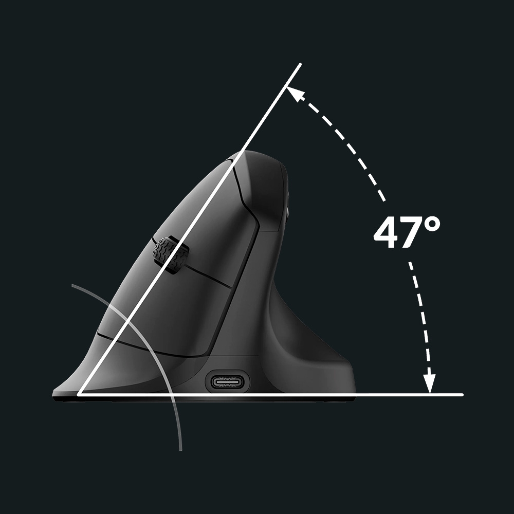 Chuột không dây Keychron M5 Wireless Ergonomic Pixart 3950