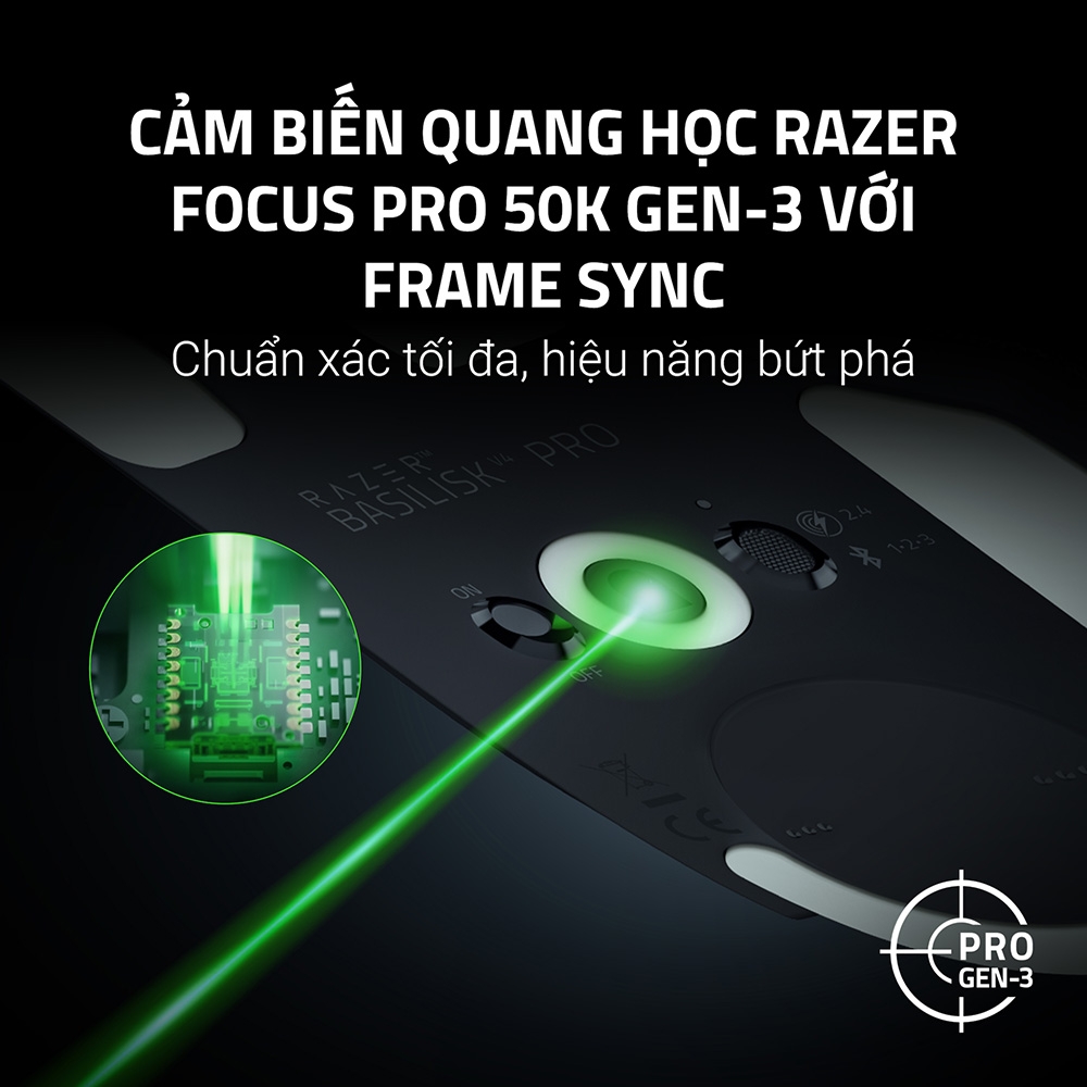 Chuột không dây Razer Basilisk V4 Pro