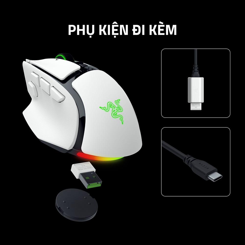 Chuột không dây Razer Basilisk V4 Pro