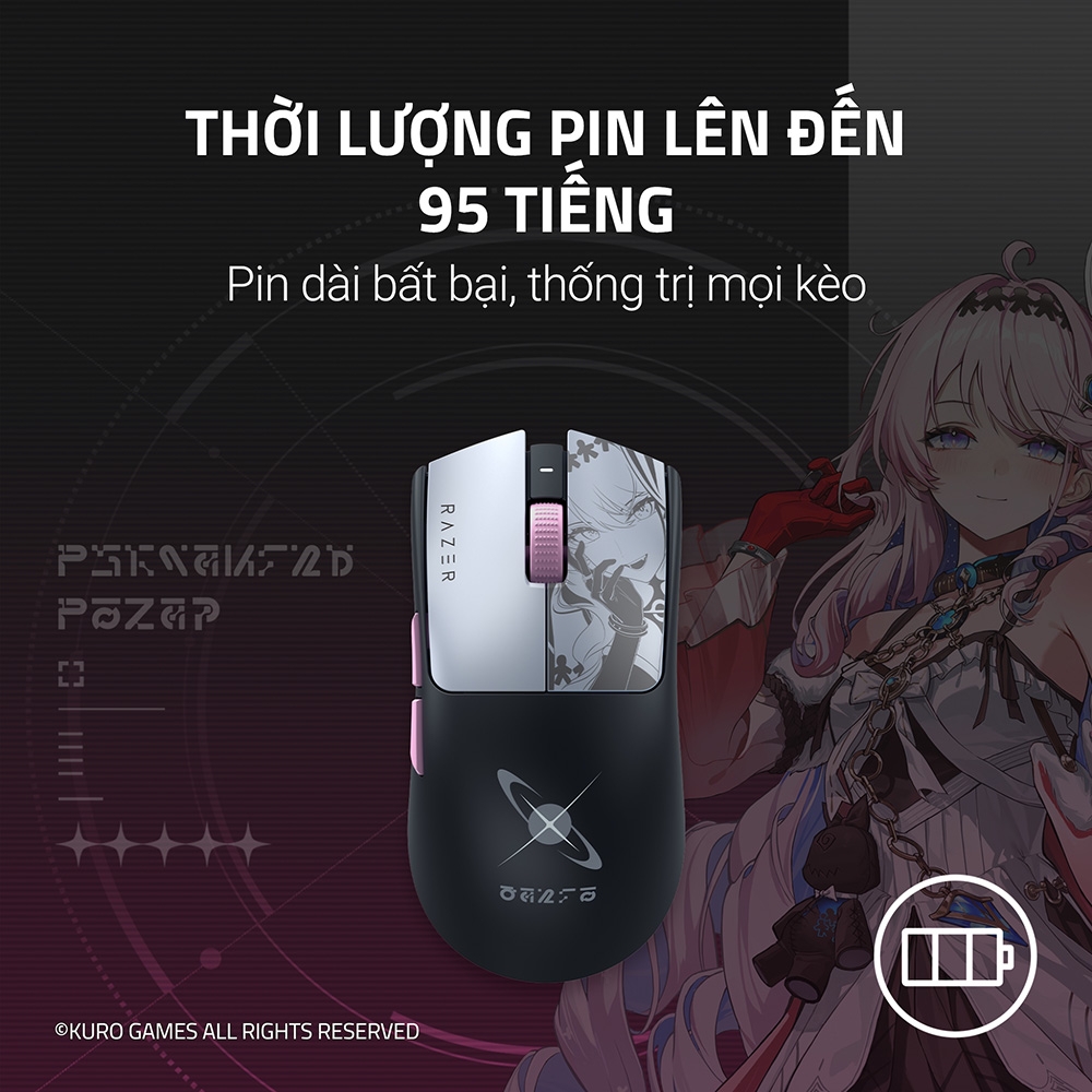 Chuột không dây Razer Viper V3 Pro SE Wuthering Waves Edition RZ01-04550500-R3M1