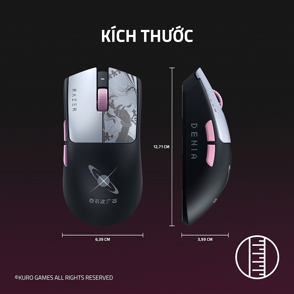 Chuột không dây Razer Viper V3 Pro SE Wuthering Waves Edition RZ01-04550500-R3M1