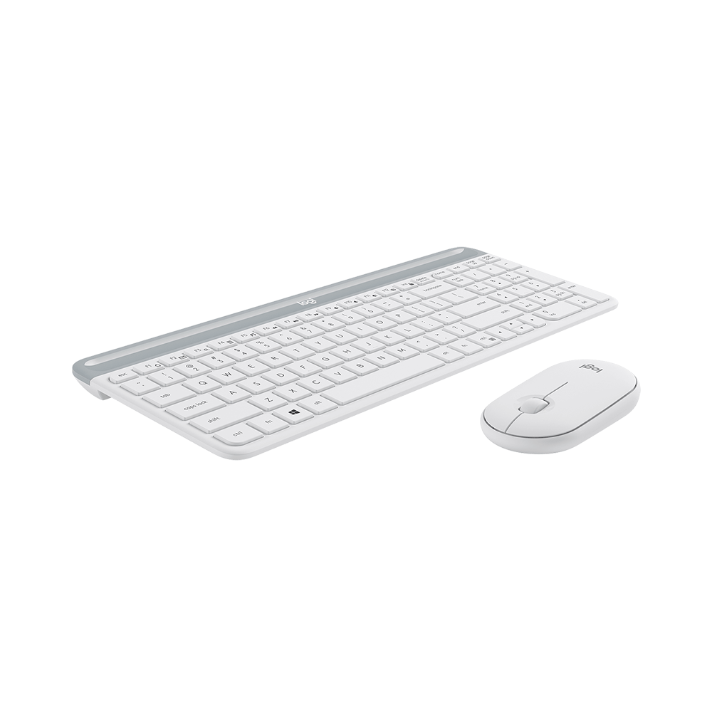 Combo Bàn Phím và Chuột không dây Logitech MK470 Slim White 920-009183