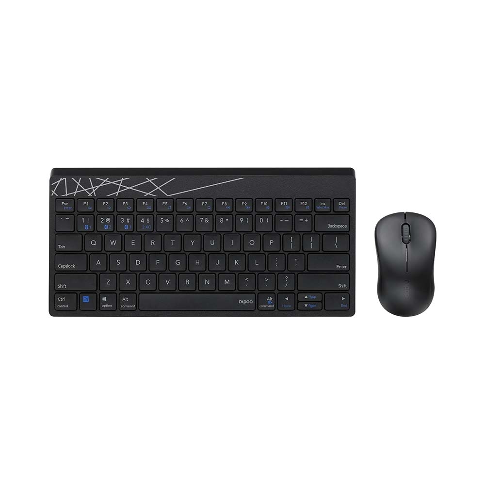 Combo Bàn Phím và Chuột không dây Rapoo 8000M
