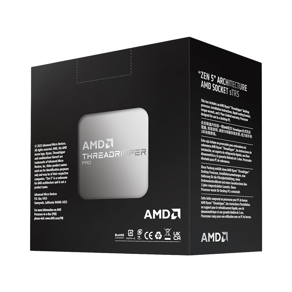 CPU AMD Ryzen Threadripper PRO 9965WX 4.2GHz up to 5.4GHz 24 cores 48 threads 128MB 100-100000724WOF