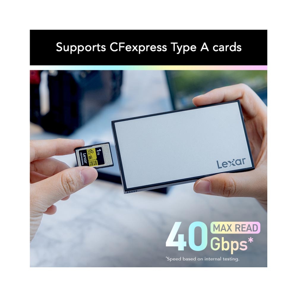 Đầu đọc thẻ nhớ CFexpress Type A Lexar Professional Workflow USB 4.0 Type-C LPWF730N-5ANGL