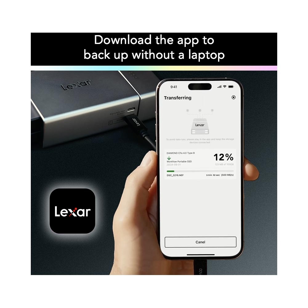 Đầu đọc thẻ nhớ Lexar Professional Workflow Type-C LPWF600N-1ANGL