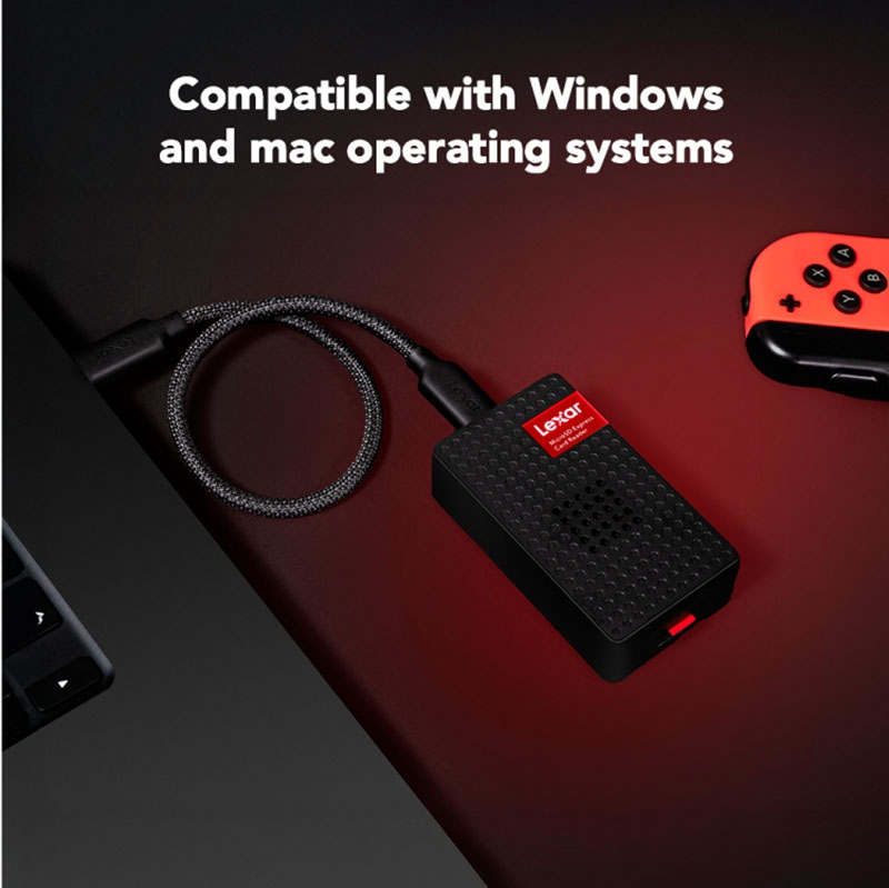 Đầu đọc thẻ nhớ MicroSD Lexar PLAY PRO USB 3.2 Gen 2 LRW540U-RNHNG