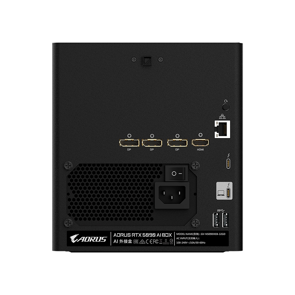 Dock eGPU Gigabyte AORUS RTX 5090 AI BOX GV-N5090IXEB-32GD