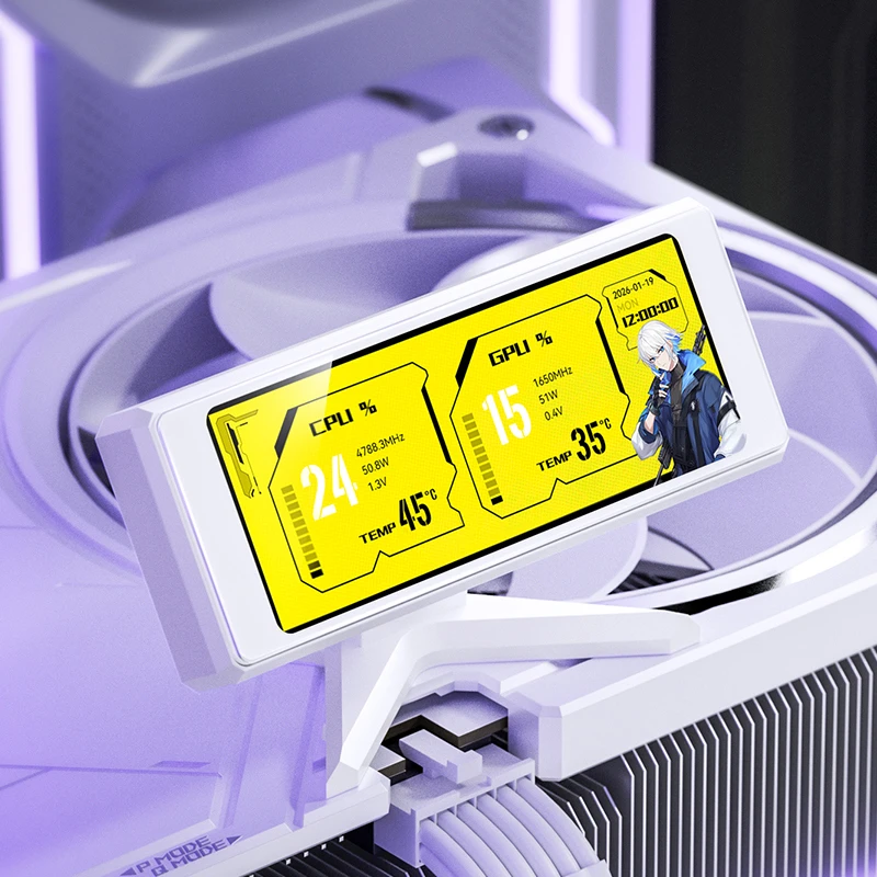 Màn hình phụ Jonsbo 3.39 Inch DS339 White-FV