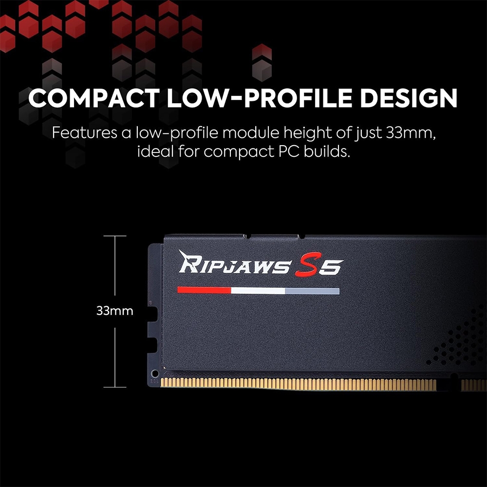 RAM PC G.Skill Ripjaws S5 96GB 5200MHZ DDR5 (2x48GB) F5-5200J4040A48GX2-RS5K