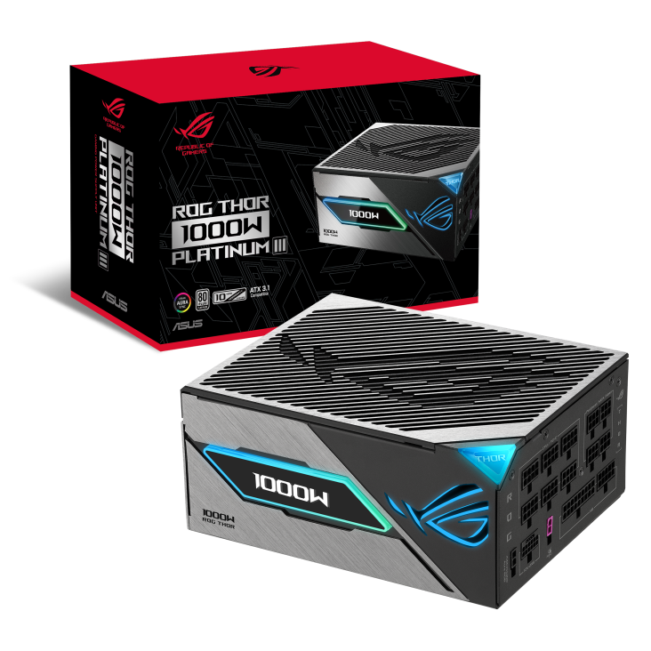 Nguồn máy tính ASUS ROG THOR 1000W Platinum III 1000W 80 Plus Platinum