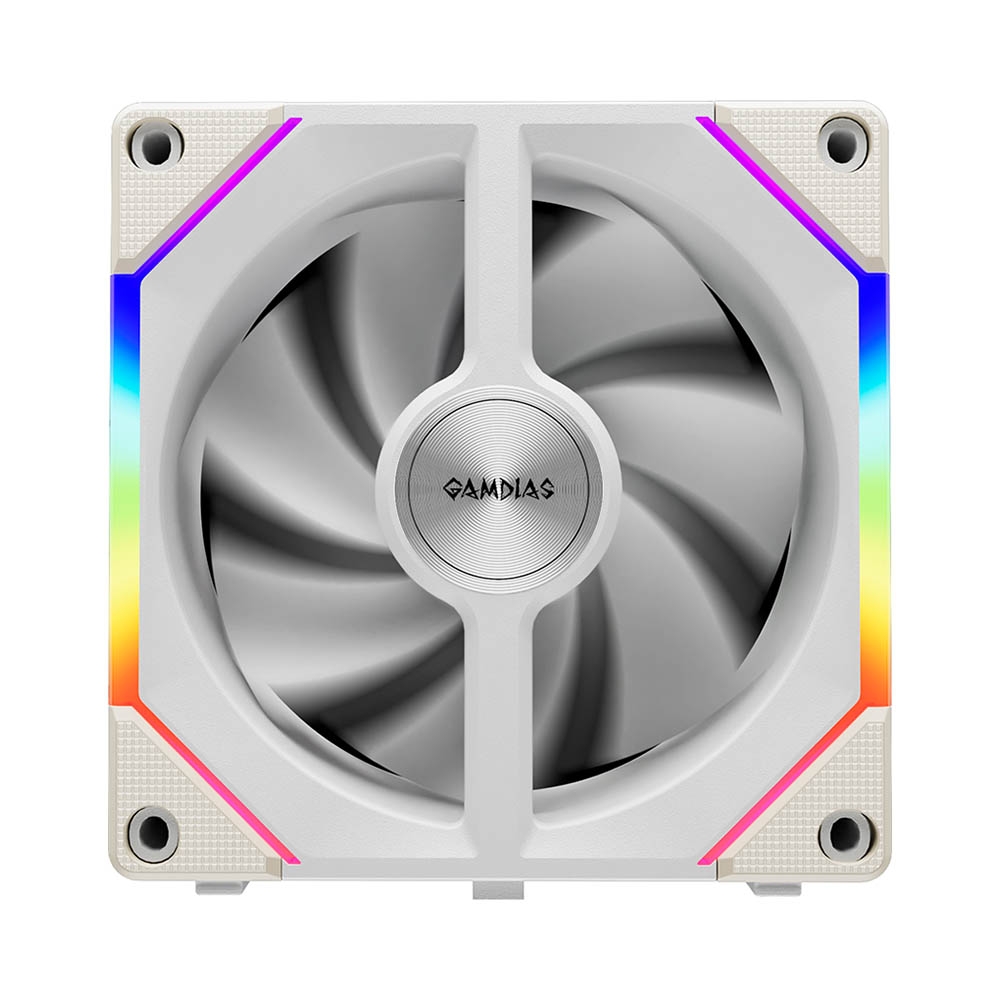 Fan Case Gamdias AEOLUS P2-1201 ARGB PWM 120mm White CCAEOLP21201WHGA