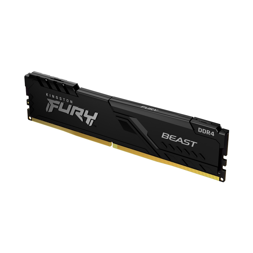Ram PC Kingston Fury Beast Black 16GB 3200MHz DDR4 KF432C16BB1/16WP