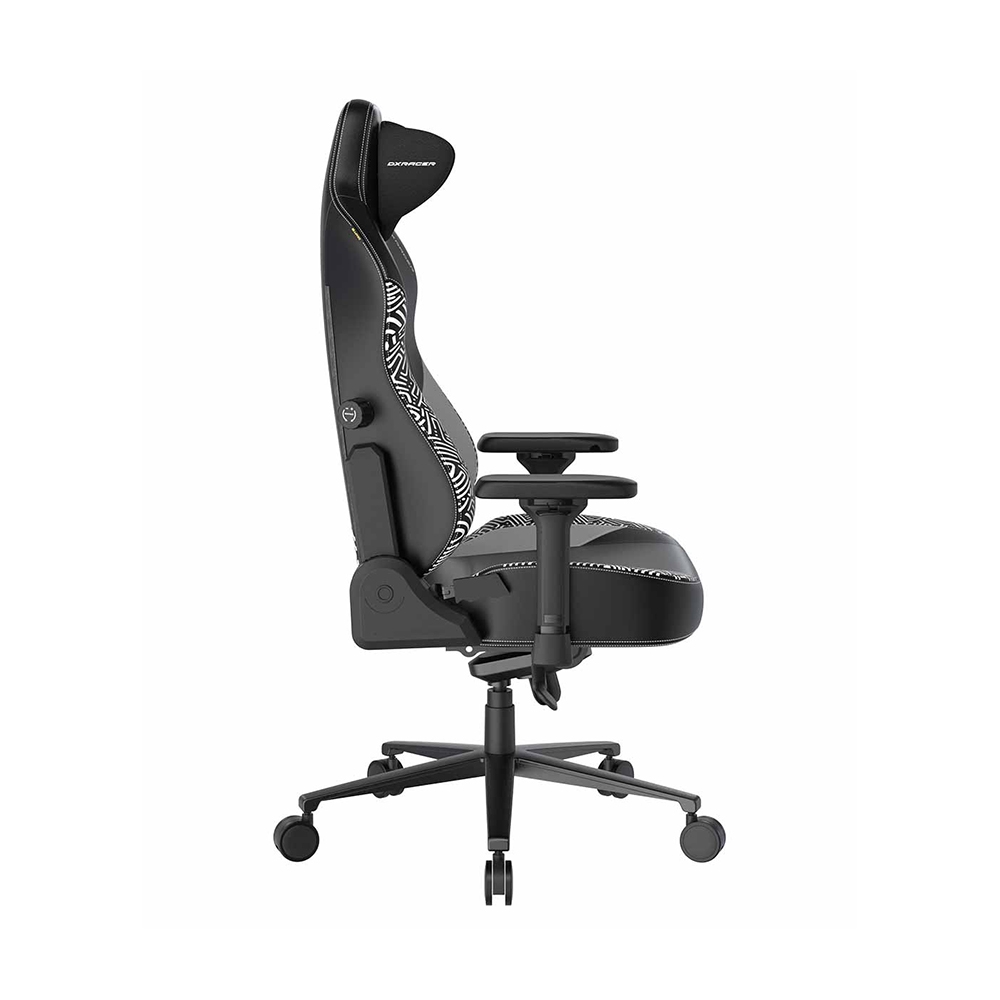 Ghế Gaming DXRacer Craft Pro Stripes1 Black White Regular/L