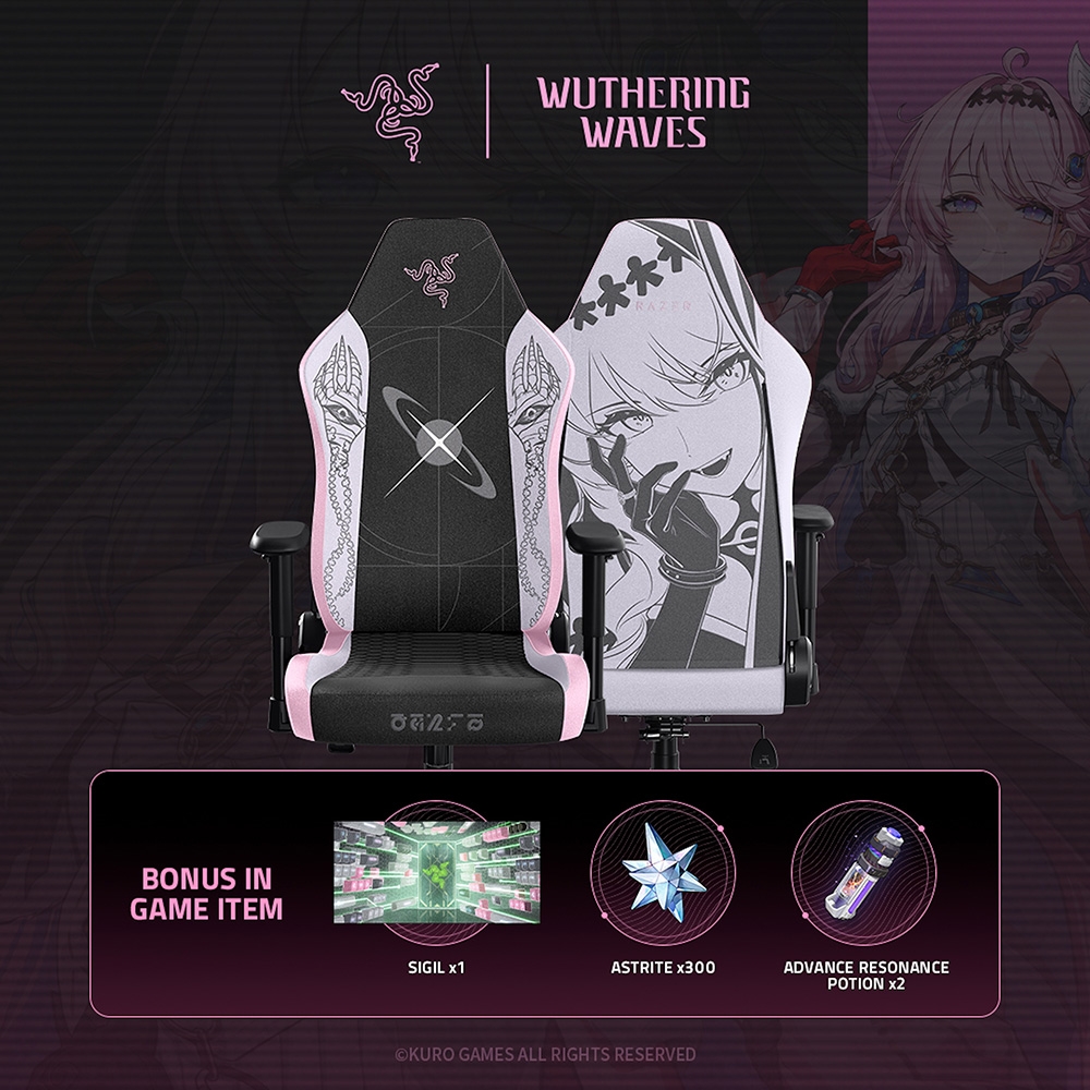 Ghế Razer Iskur V2 X Wuthering Waves Edition RZ38-05311500-R3UA