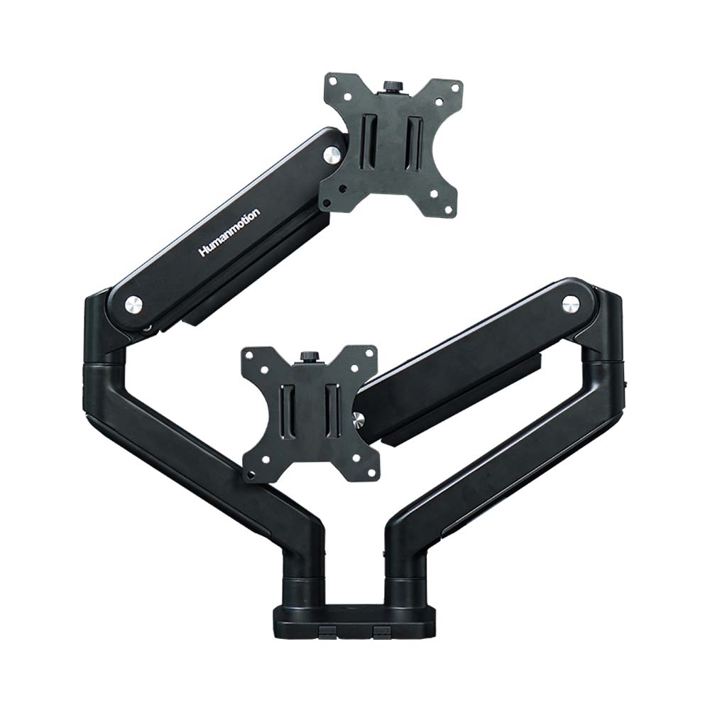 DT32TSR-219 - Soporte De Mesa PRO Contrapeso Giratorio E Inclinable Para Monitor 9kg 3 Pivotes 1 Brazo De 17 32 Negro