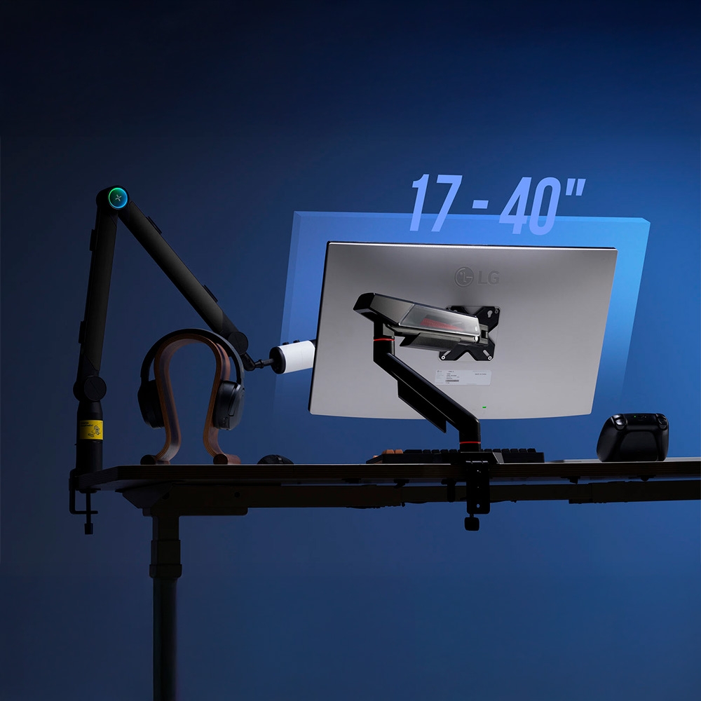 Giá đỡ màn hình HyperWork Alpha Pro Gen 2 HPW-GMA03-BLK