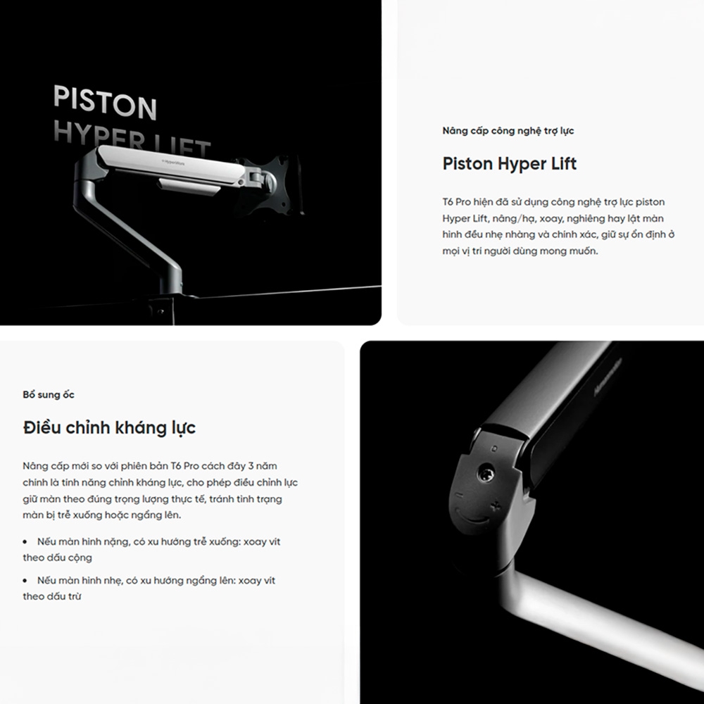 Giá đỡ màn hình Hyperwork T6 Pro 17-32 inch