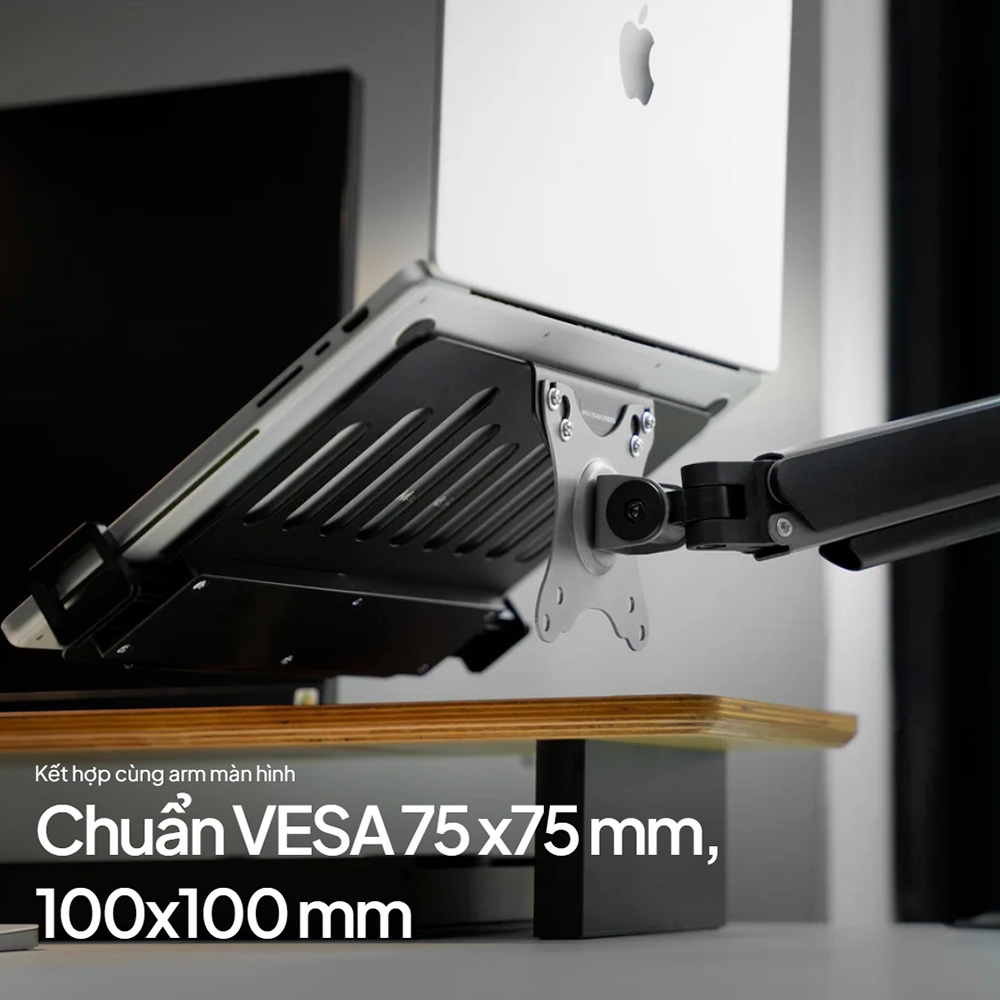 Giá treo Laptop Holder HyperWork VESA HPW-LT03-BLK
