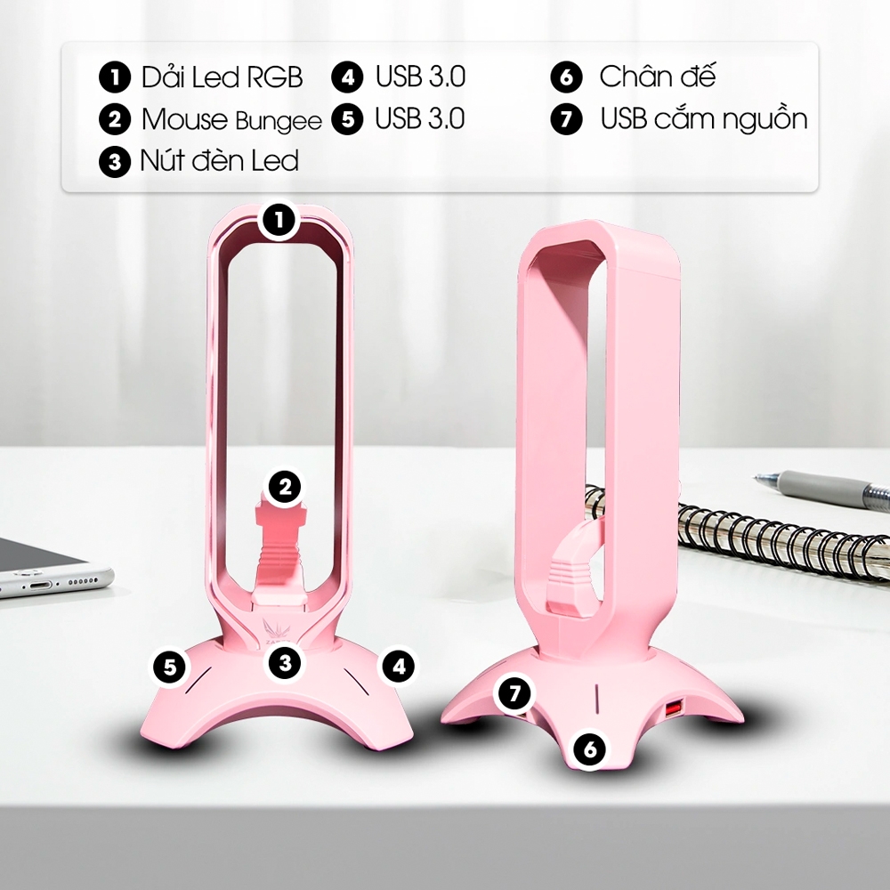 Giá treo tai nghe ZADES ZHS-701GP