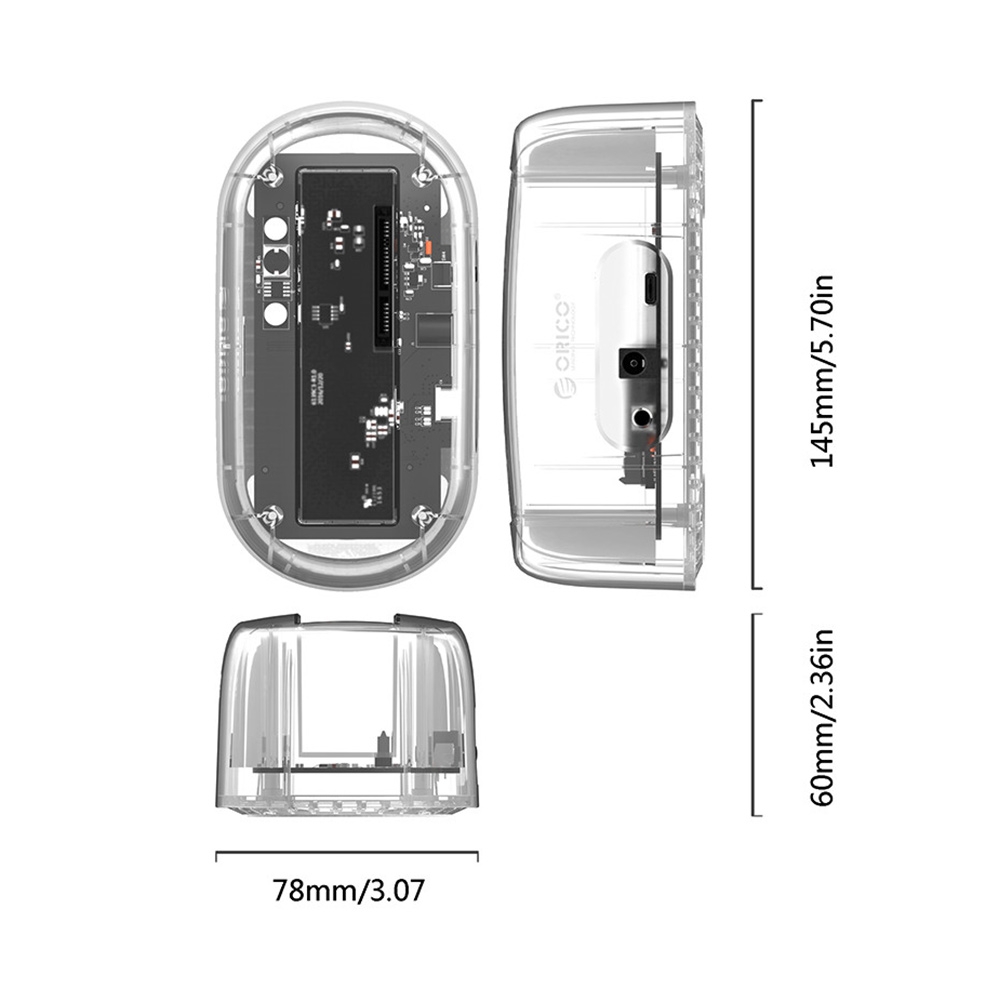 HDD Docking Orico 2.5'' - 3.5'' USB 3.0 Sata III 6139C3-CR