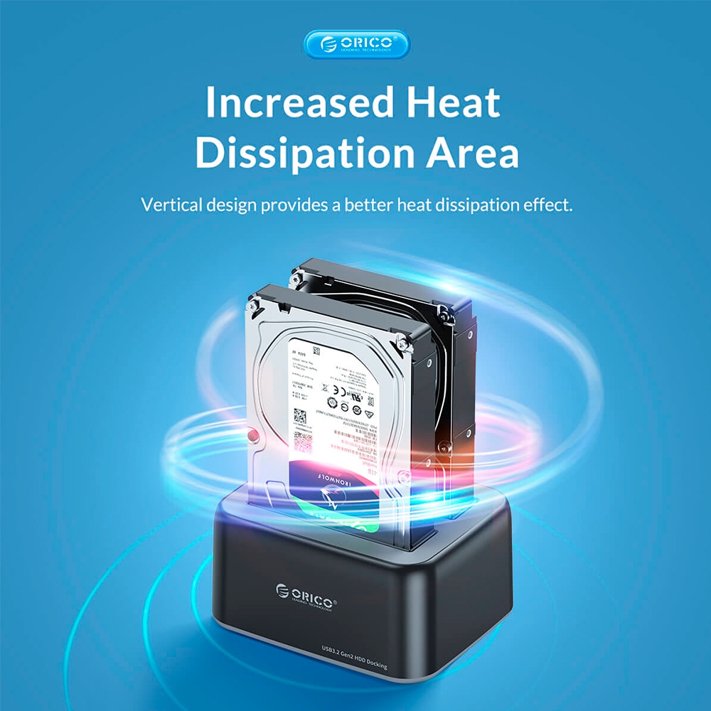 HDD Docking Orico 2 bays 2.5