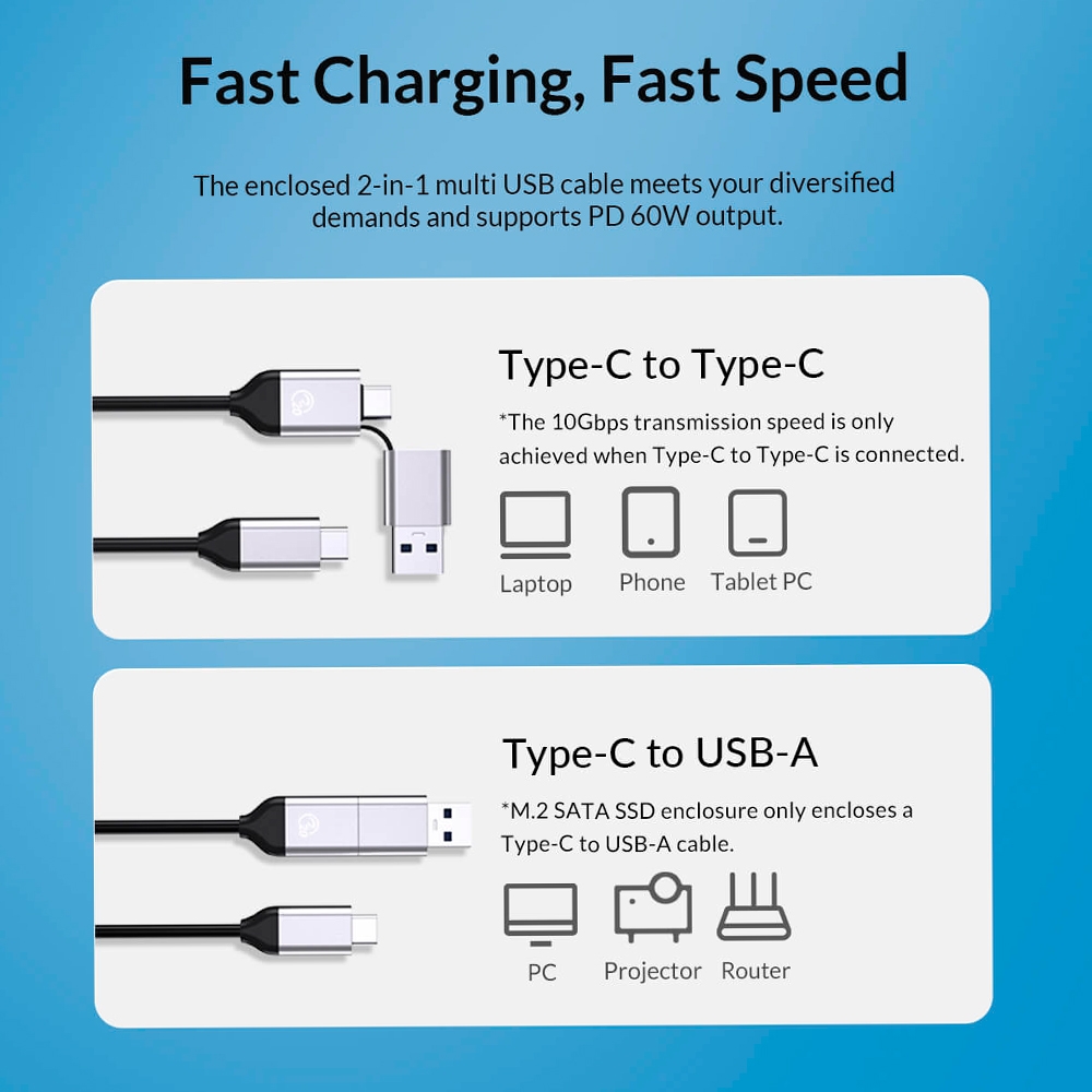 HDD Docking Orico 2 bays 2.5
