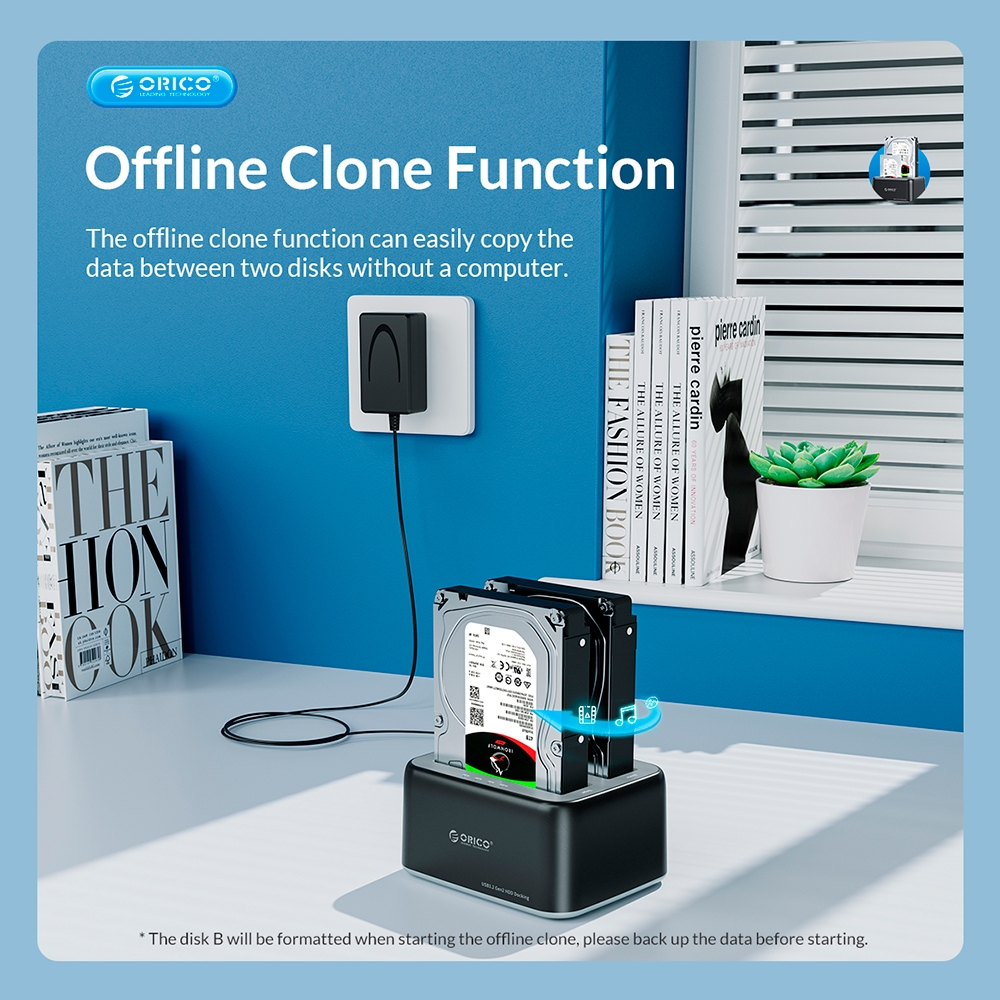 HDD Docking Orico 2 bays 2.5