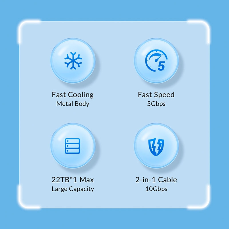 HDD Docking Orico 5 bays 2.5