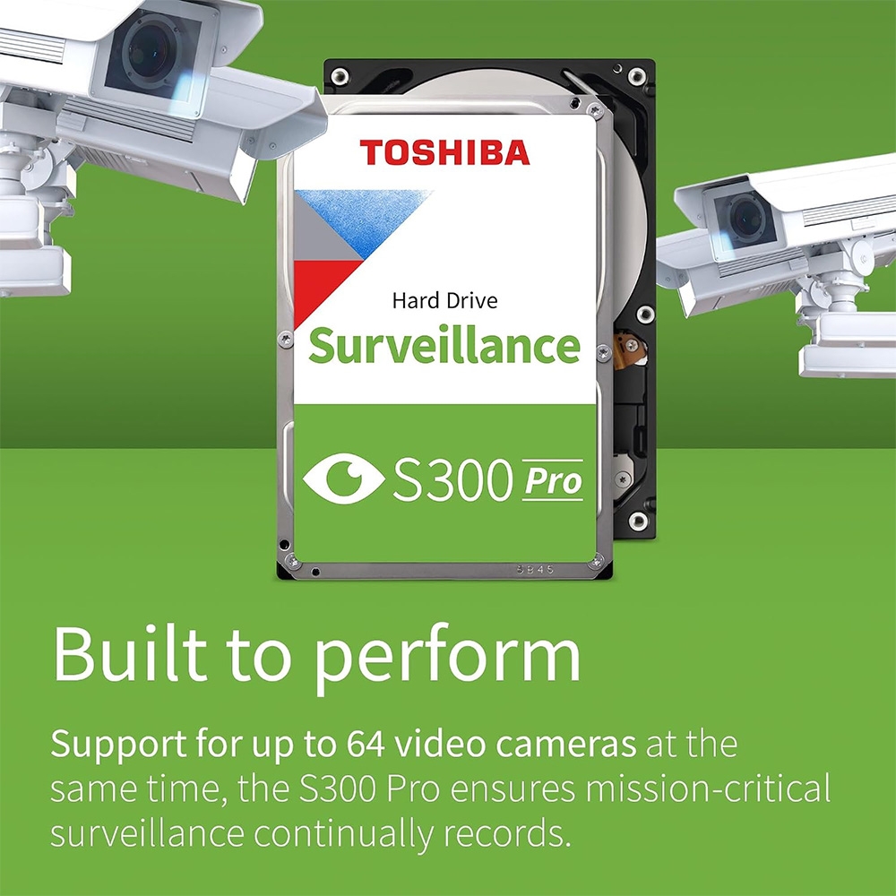 HDD Toshiba S300 Pro Surveillance 8TB 3.5 inch SATA III 512MB Cache 7200RPM MD10ADA800V