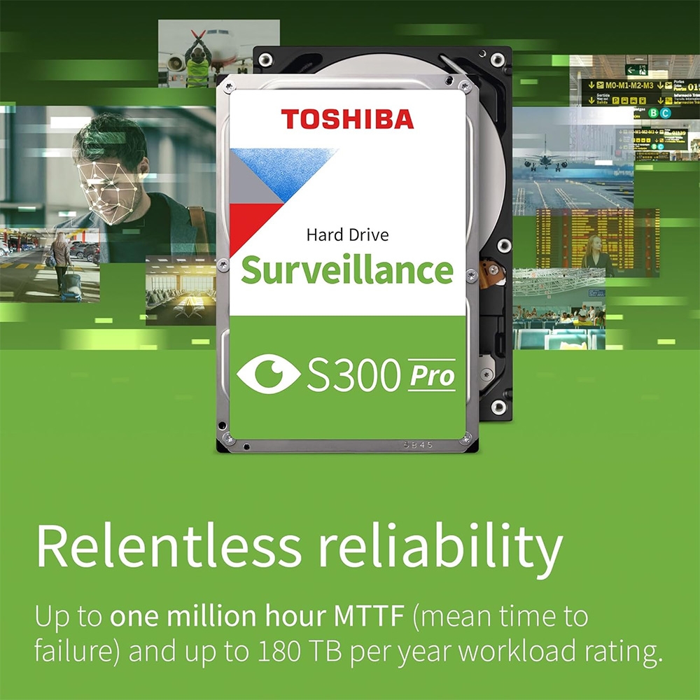 HDD Toshiba S300 Pro Surveillance 8TB 3.5 inch SATA III 512MB Cache 7200RPM MD10ADA800V