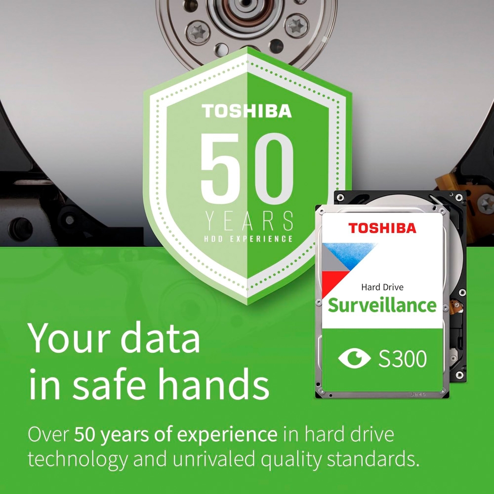 HDD Toshiba S300 Surveillance 4TB 3.5 inch SATA III 256MB Cache 5400RPM HDWT840UZSVA