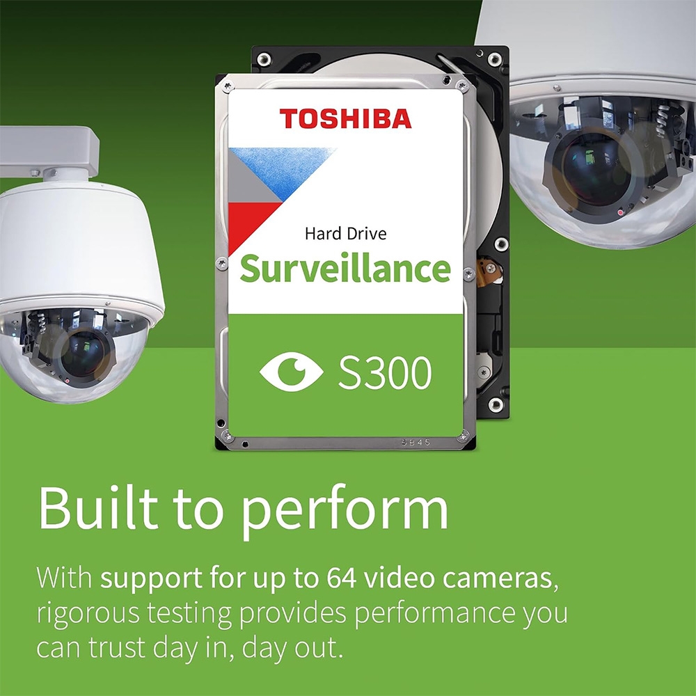 HDD Toshiba S300 Surveillance 6TB 3.5 inch SATA III 256MB Cache 5400RPM HDWT860UZSVA