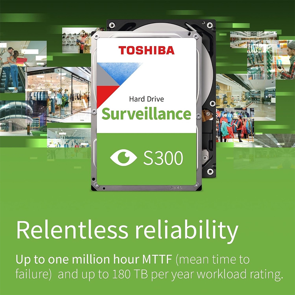 HDD Toshiba S300 Surveillance 6TB 3.5 inch SATA III 256MB Cache 5400RPM HDWT860UZSVA