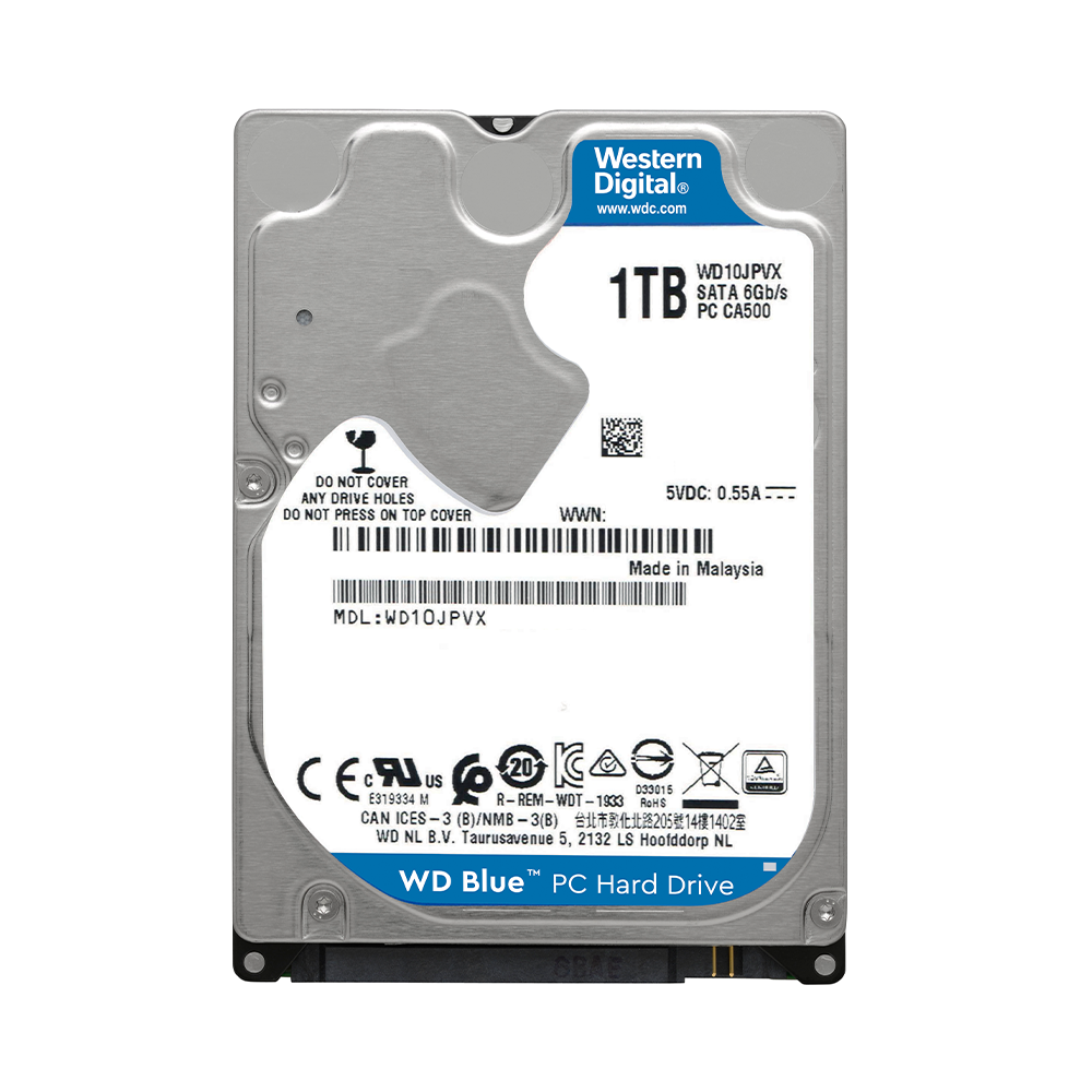 HDD WD Blue 1TB 2.5 inch SATA III 128MB Cache 5400RPM WD10SPZX