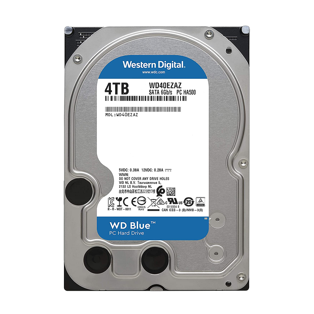 HDD WD Blue 4TB 3.5 inch SATA III 256MB Cache 5400RPM WD40EZAZ