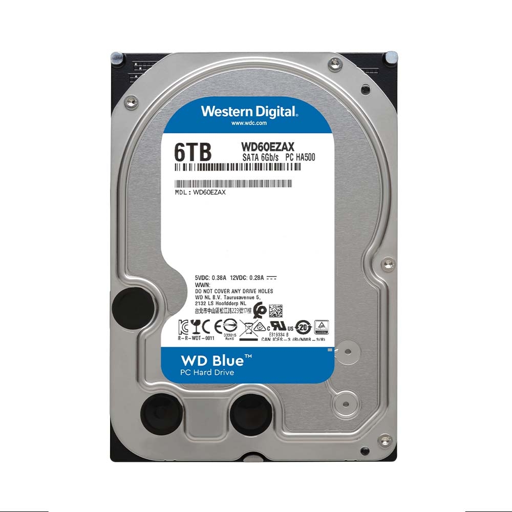 HDD WD Blue 6TB 3.5 inch SATA III 256MB Cache 5400RPM WD60EZAX