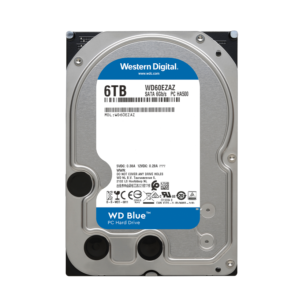 HDD WD Blue 6TB 3.5 inch SATA III 256MB Cache 5400RPM WD60EZAZ