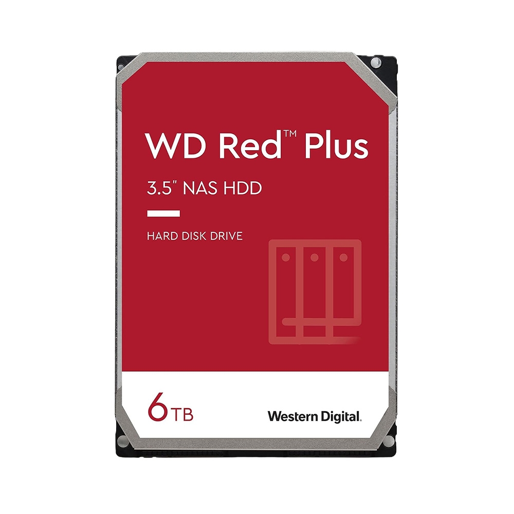 HDD WD Red Plus 6TB 3.5 inch SATA III 256MB Cache 5400RPM WD60EFPX