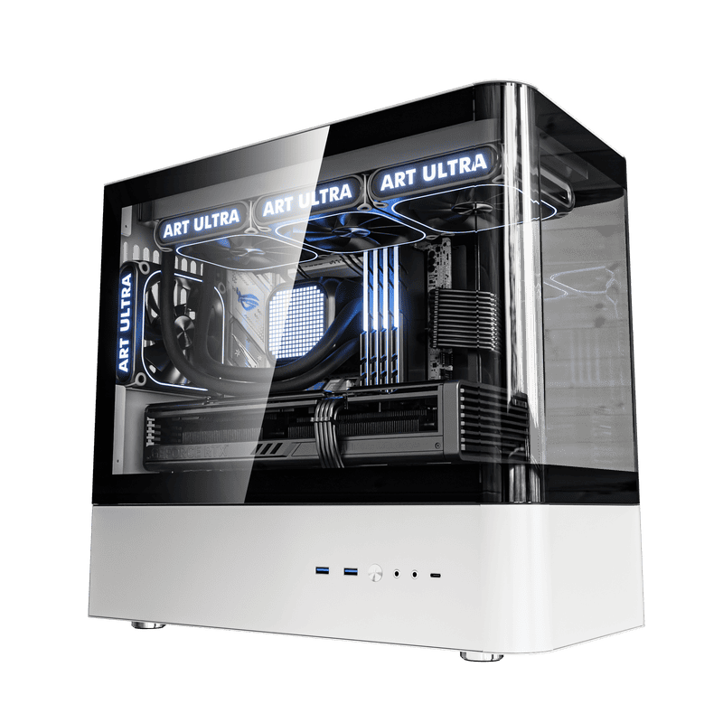 Case máy tính ART Ultra HM1 White (M-ATX)
