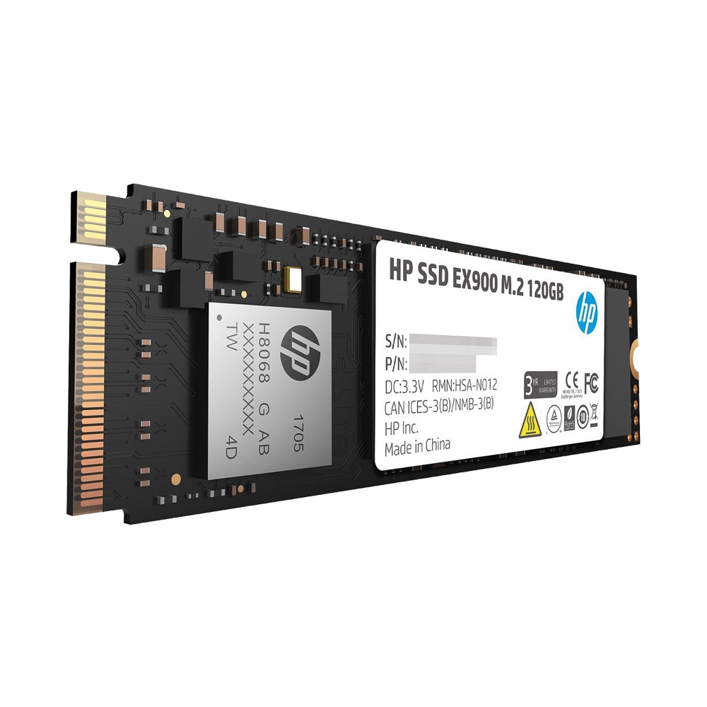 SSD HP EX900 M.2 PCIe Gen3 x4 NVMe 120GB 2YY42AA