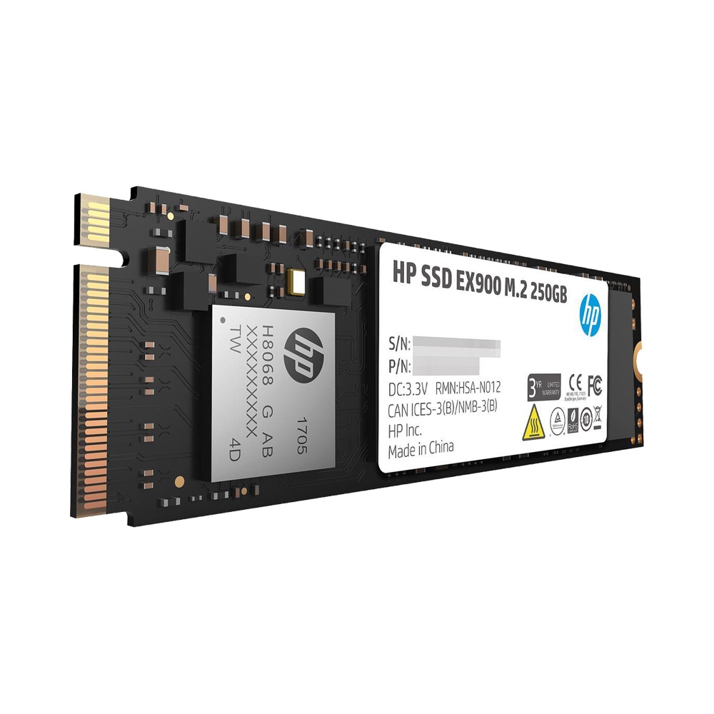 SSD HP EX900 M.2 PCIe Gen3 x4 NVMe 250GB 2YY43AA