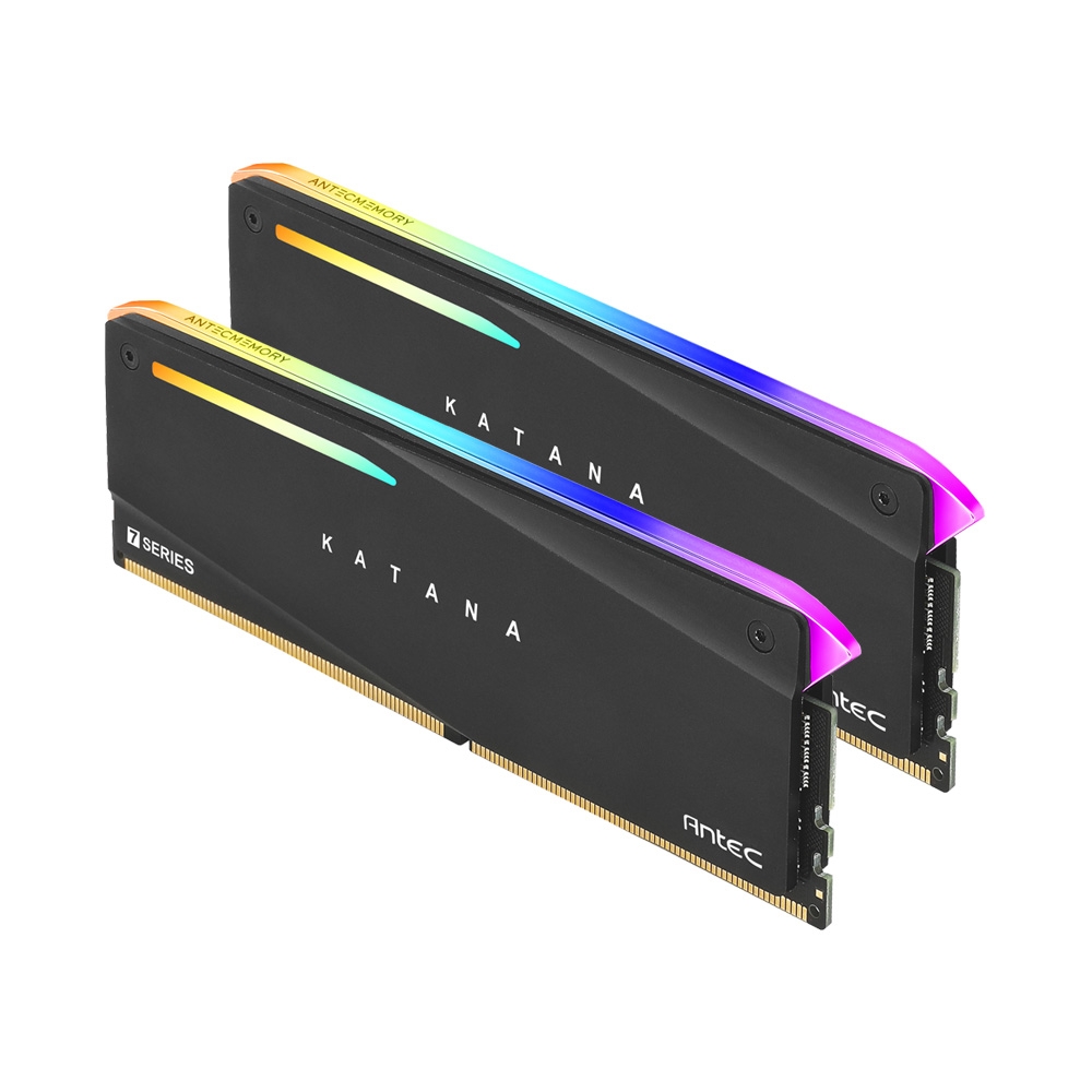 Ram PC Antec KATANA 7 Series RGB Black 16GB 3200Mhz DDR4 (2x8GB) AM4U32168G11-7DKR