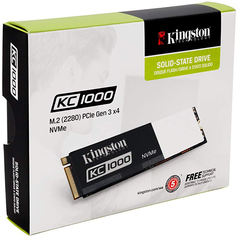 SSD Kingston KC1000 M.2 PCIe Gen3 x4 NVMe 960GB SKC1000/960G